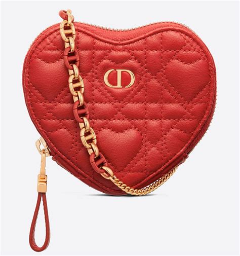 dior heart pouch brown|dior pouch price.